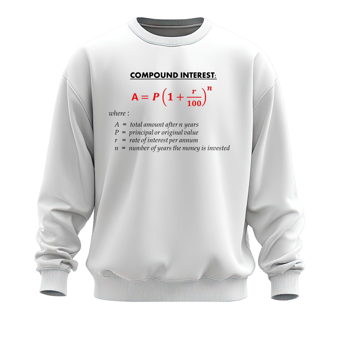 Compound Interest Sweatshirt